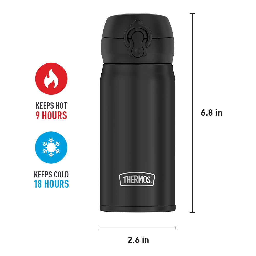 12oz Stainless Steel Direct Drink Bottle