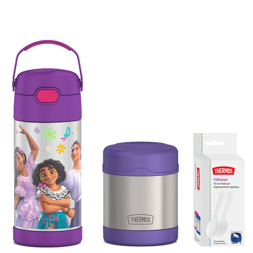 12oz Encanto FUNtainer® Water Bottle & 10oz Food Jar Bundle