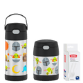 Mandalorian 12oz FUNtainer® Water Bottle & 10oz Food Jar Bundle