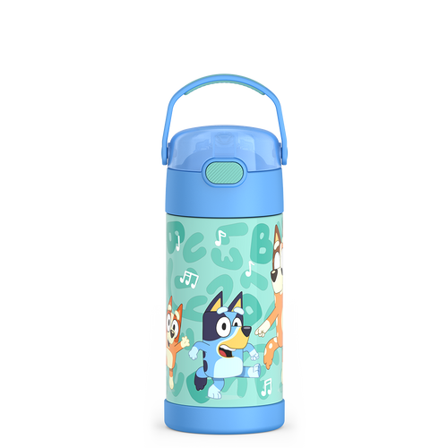 12oz FUNtainer® Water Bottle Bluey
