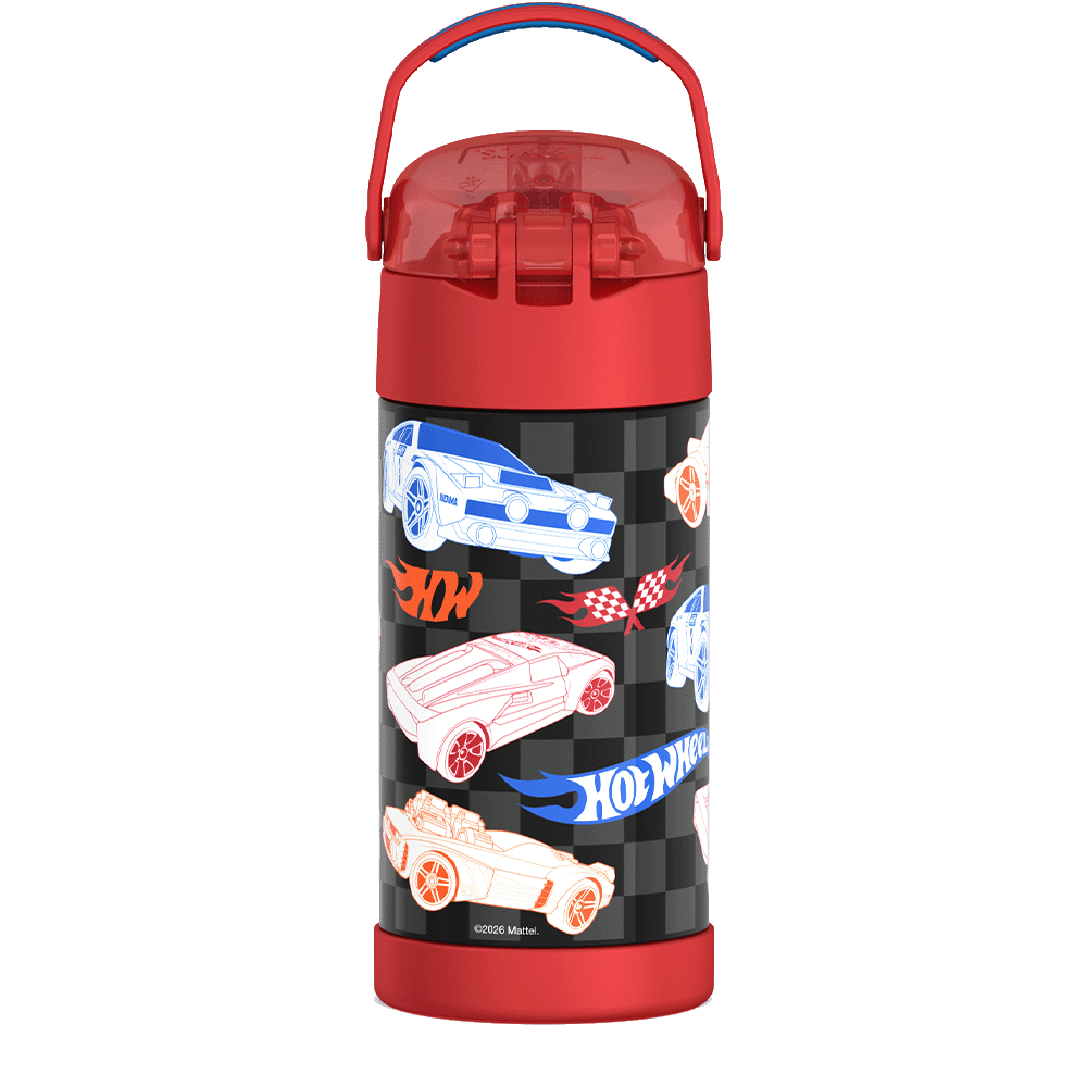 12oz FUNTAINER® WATER BOTTLE HOT WHEELS™
