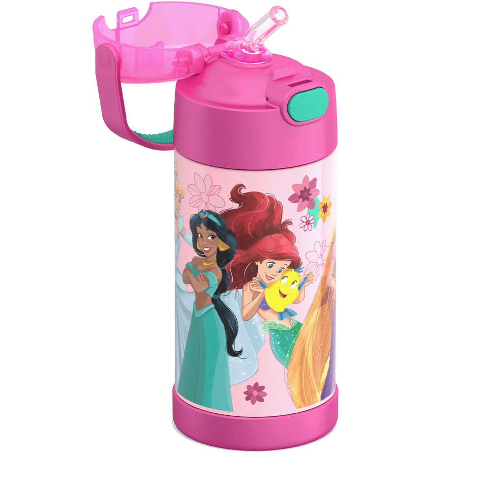 12oz FUNTAINER® WATER BOTTLE DISNEY PRINCESS