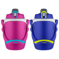 64oz Insulated Water Bottle Blue & Pink Bundle
