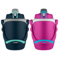 64oz Insulated Water Bottle Navy & Pink Bundle