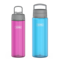 26oz Straw Lid & 32oz Screw Top Lid Tritan™ Water Bottle Bundle - Aubergine & Teal