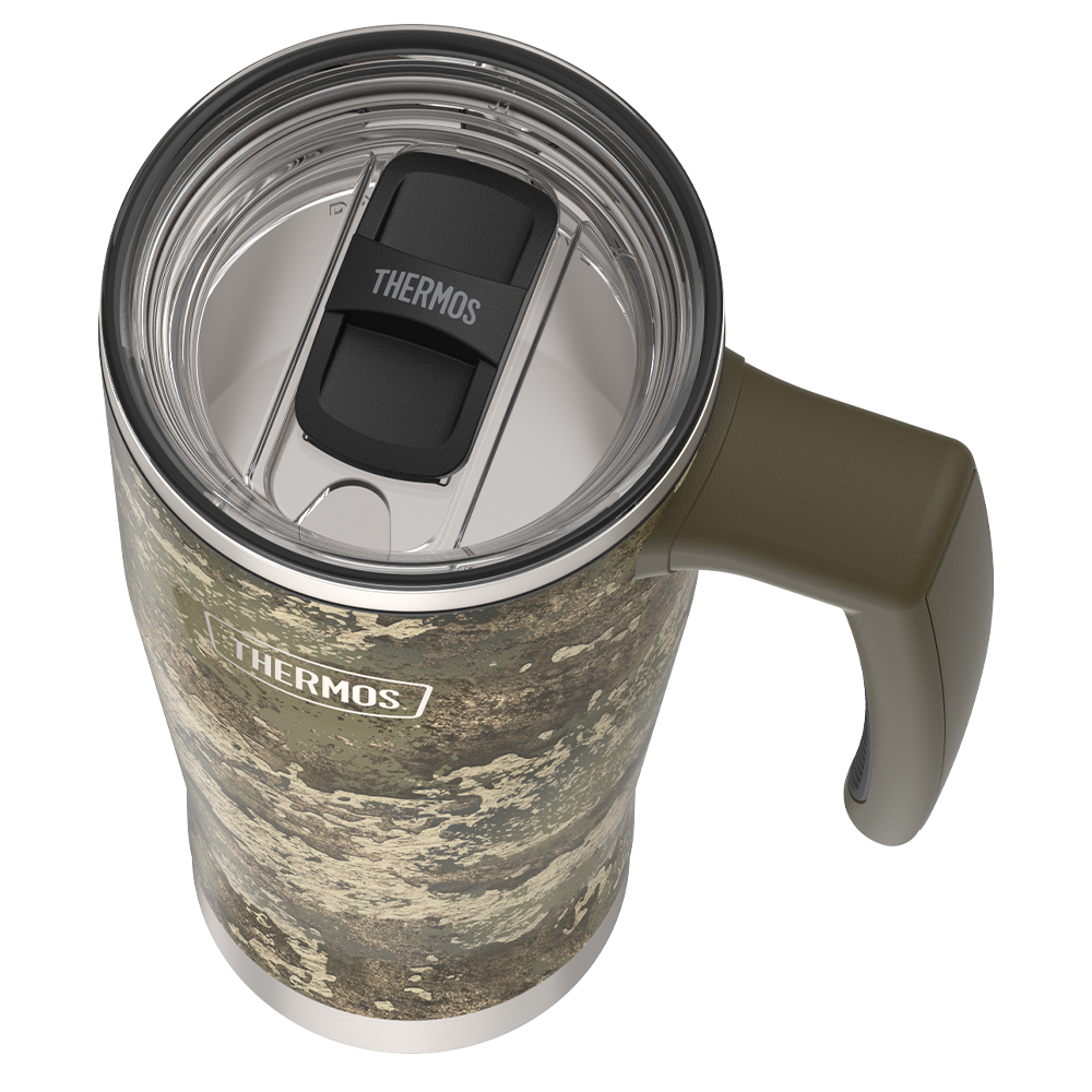 18oz Icon™ Mug with Slide Lock Lid — TrueTimber™ Strata Camo