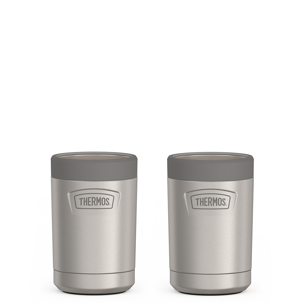12oz Icon™ Can Insulator Bundle - Matte Stainless Steel