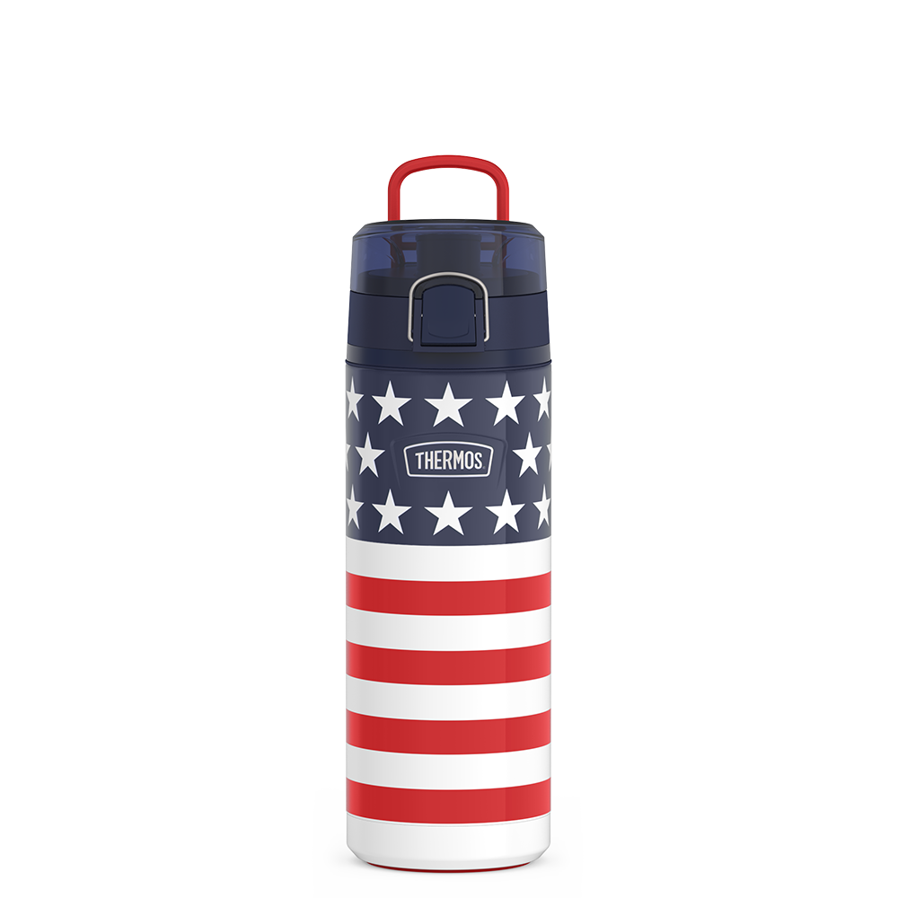 24oz ICON™ WATER BOTTLE WITH SPOUT - AMERICAN FLAG