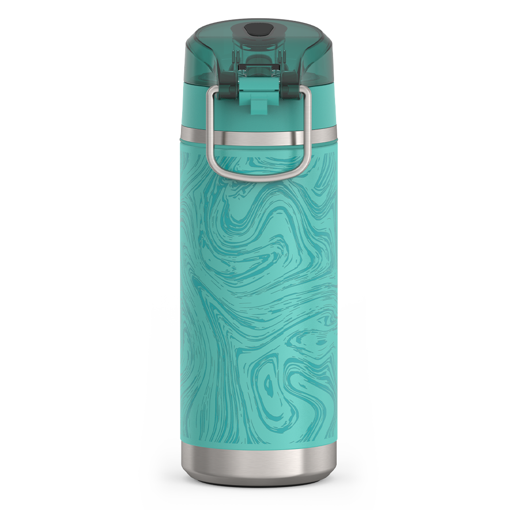 18oz Icon™ Kids Water Bottle With Spout Lid - Marble