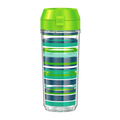 18oz Double Wall Water Bottle Navy Stripes