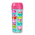 18oz Double Wall Water Bottle Squirrel Rows