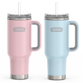 40oz Cup Holder Mug - Sunset Pink & Glacier