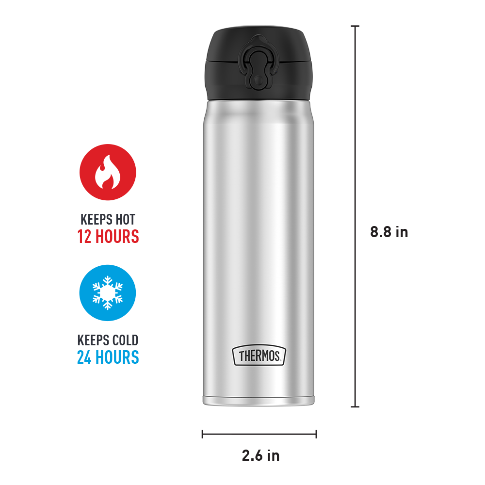 16oz Stainless Steel Direct Drink Bottle