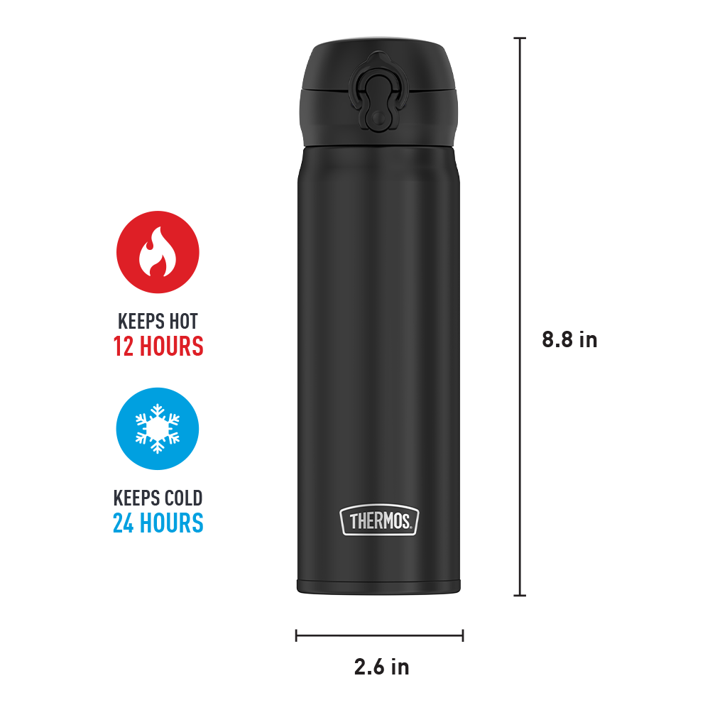 16oz Stainless Steel Direct Drink Bottle