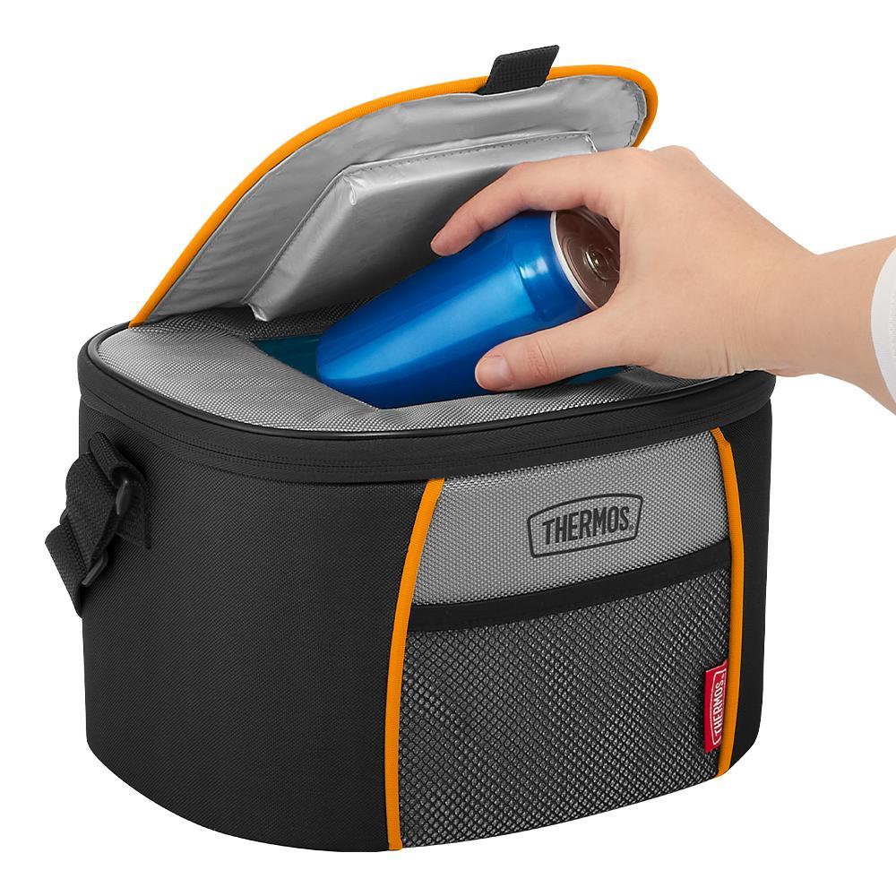 Element5® - 6 Can Cooler Black/Orange