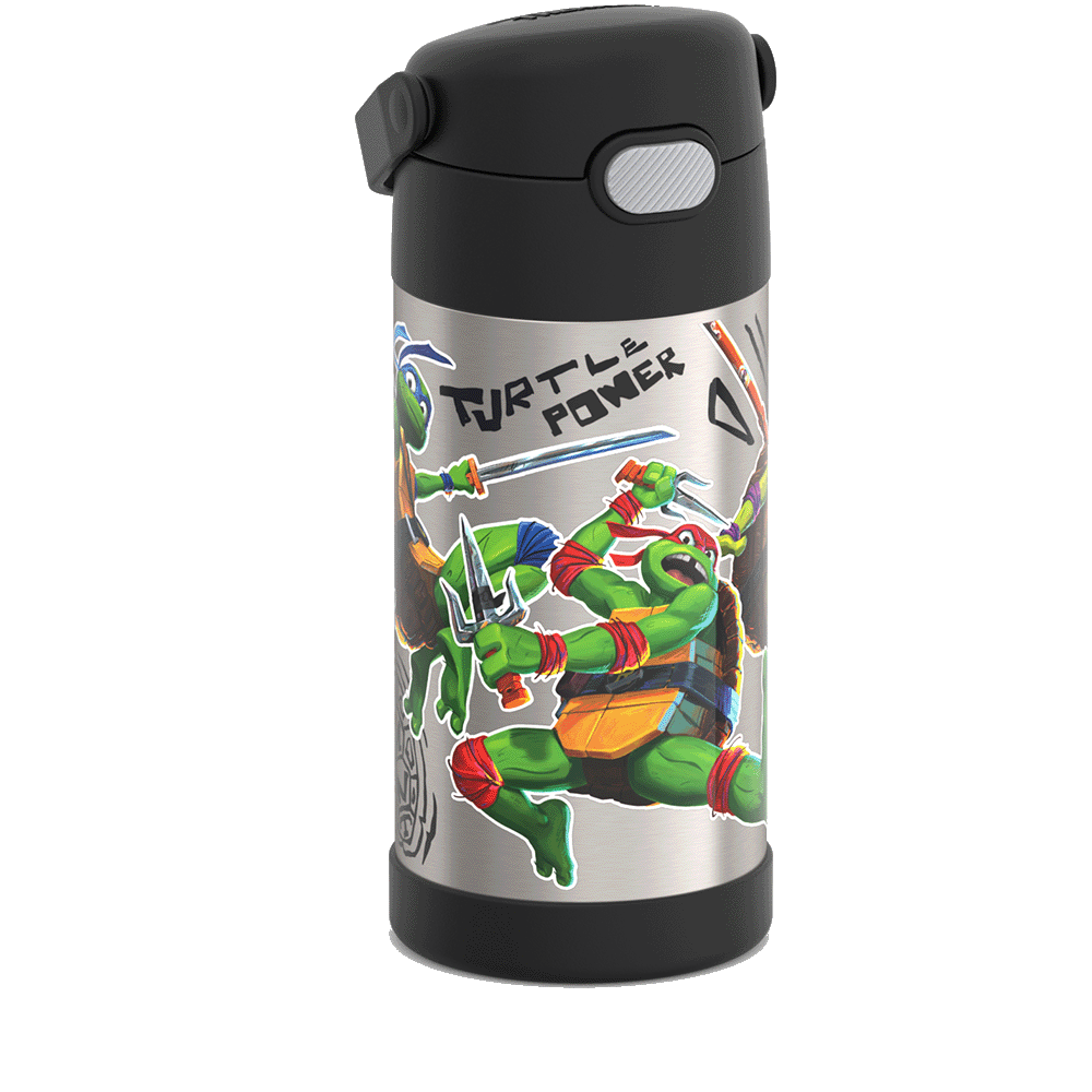 12oz FUNtainer® Water Bottle Teenage Mutant Ninja Turtles