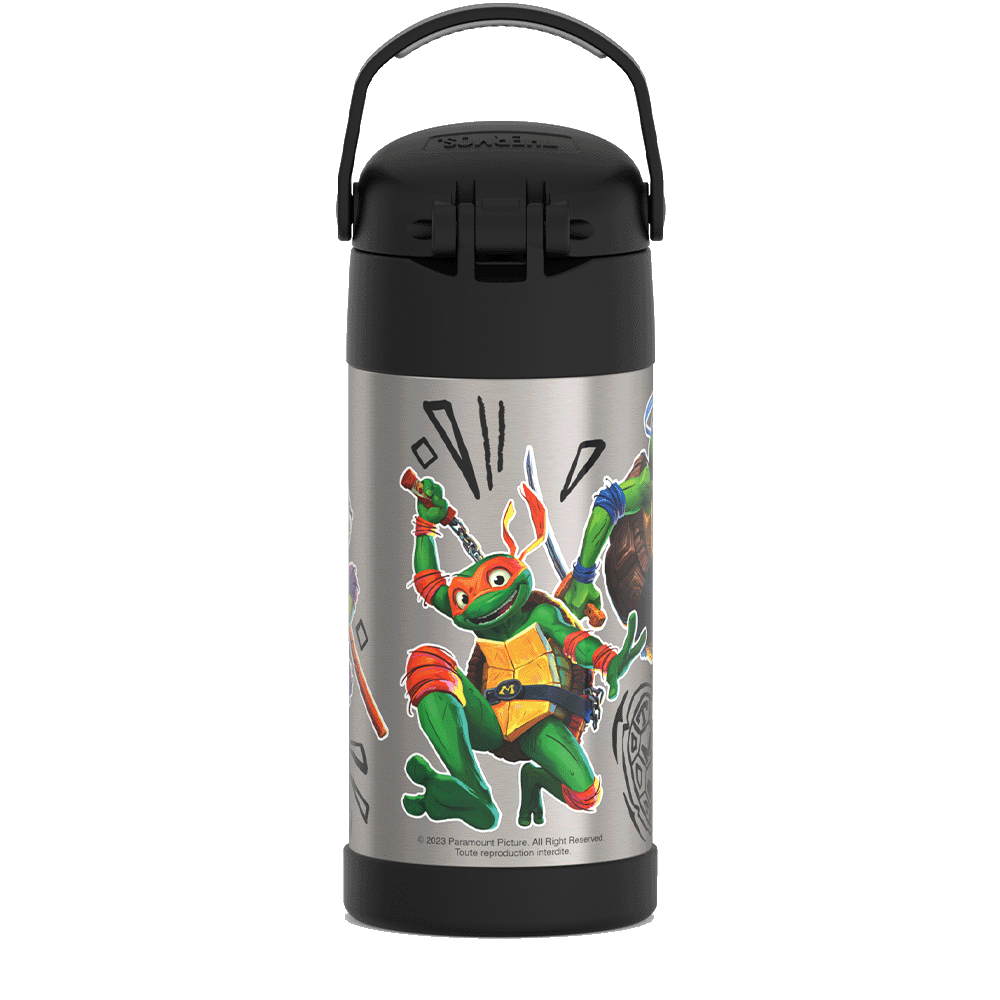 12oz FUNtainer® Water Bottle Teenage Mutant Ninja Turtles