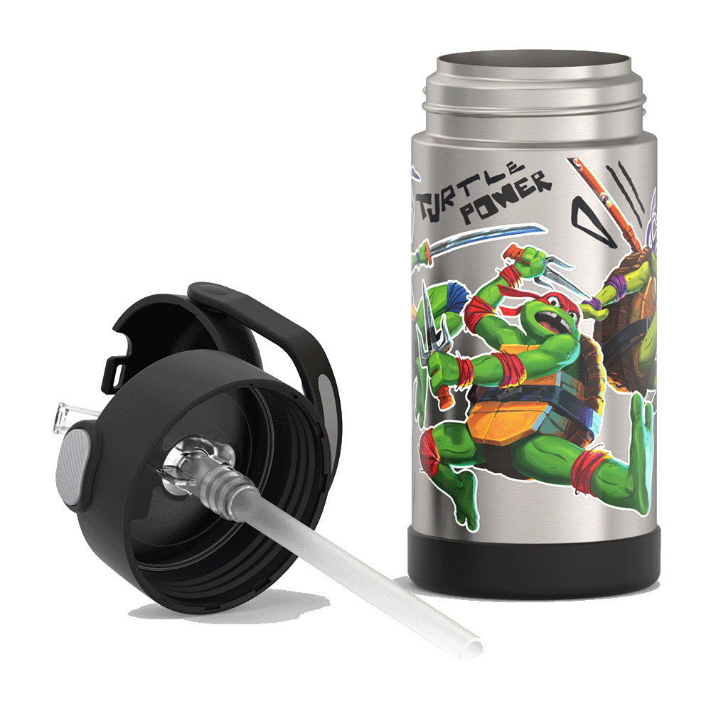 12oz FUNtainer® Water Bottle Teenage Mutant Ninja Turtles