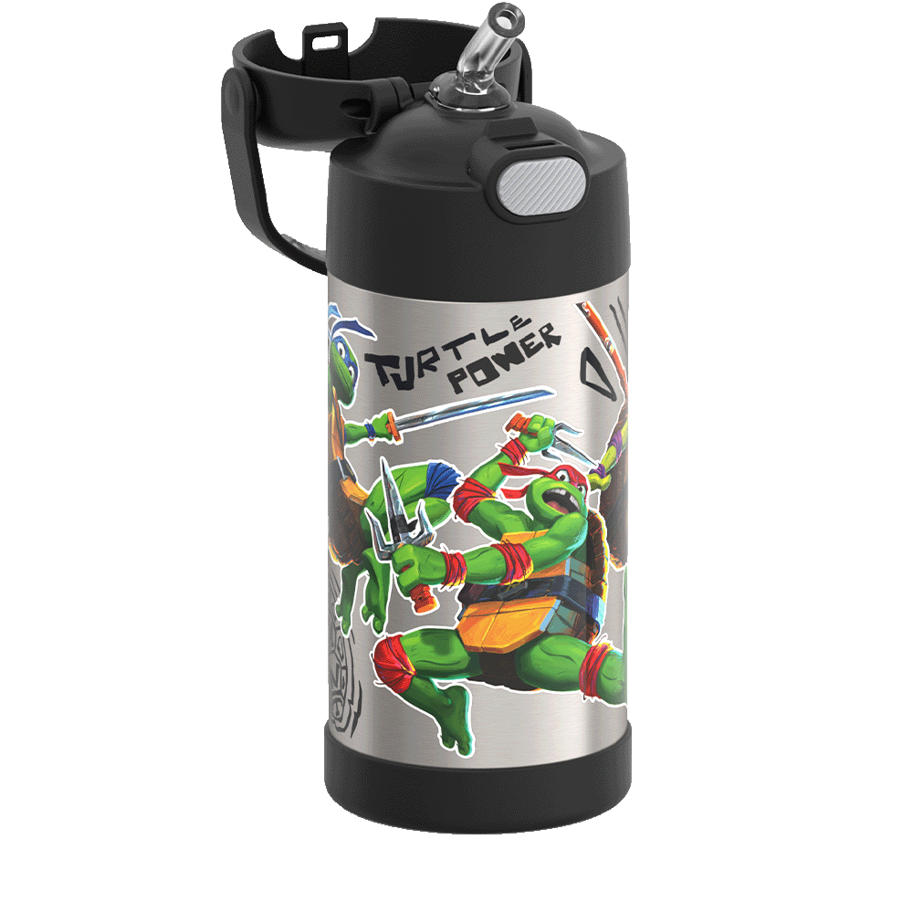 12oz FUNtainer® Water Bottle Teenage Mutant Ninja Turtles