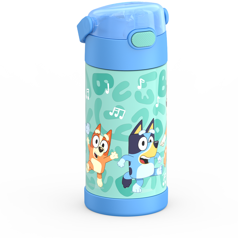 12oz FUNtainer® Water Bottle Bluey