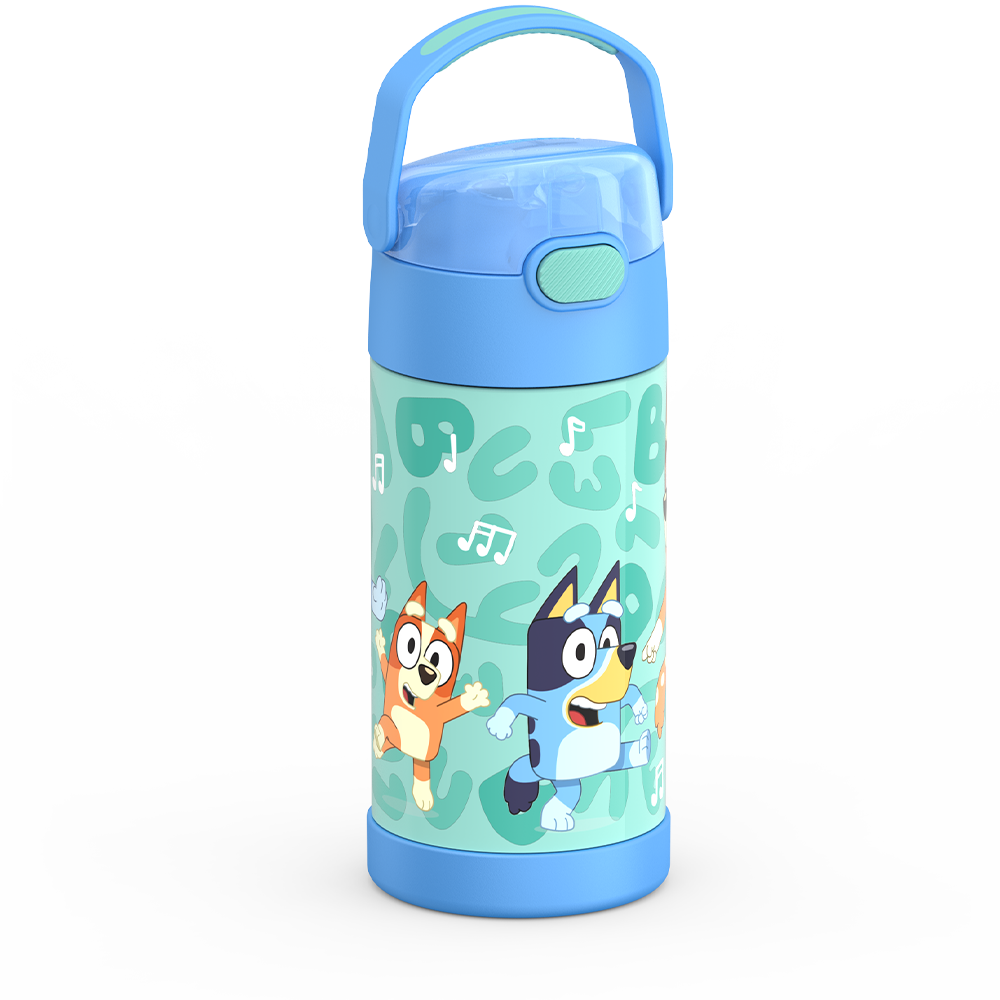 12oz FUNtainer® Water Bottle Bluey