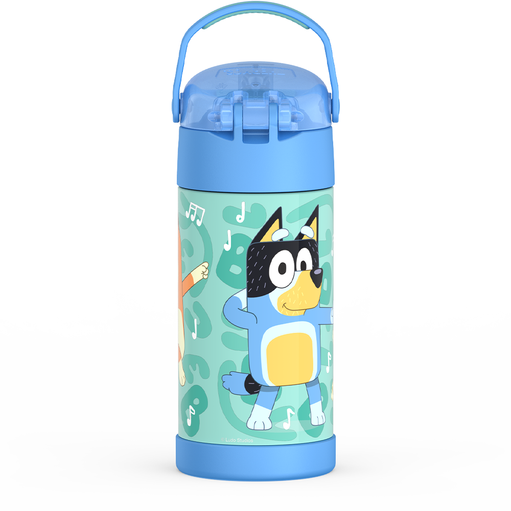 12oz FUNtainer® Water Bottle Bluey