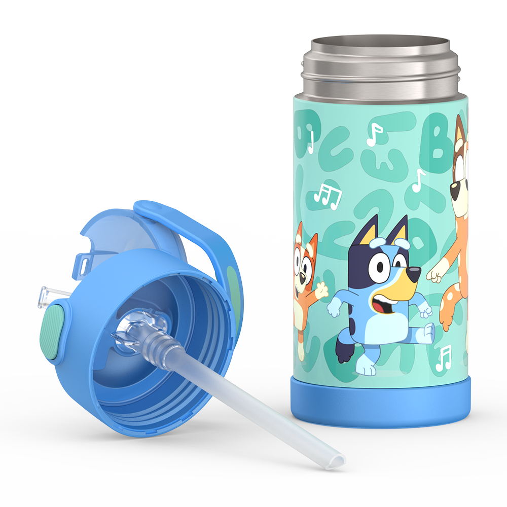 12oz FUNtainer® Water Bottle Bluey