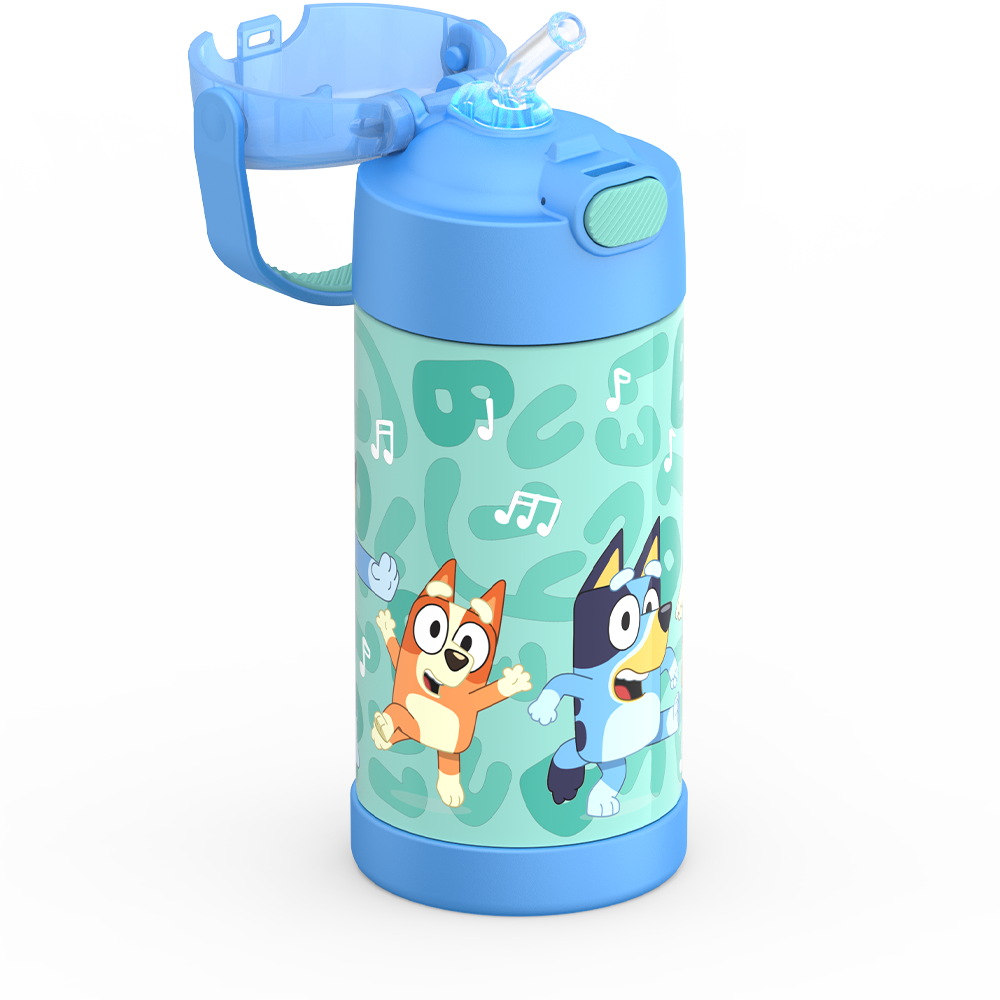 12oz FUNtainer® Water Bottle Bluey