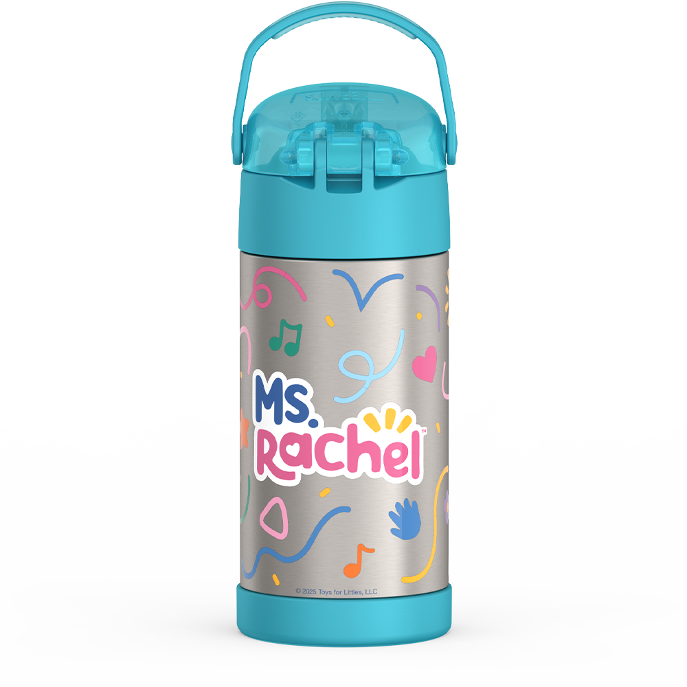12oz FUNtainer® Water Bottle Ms. Rachel