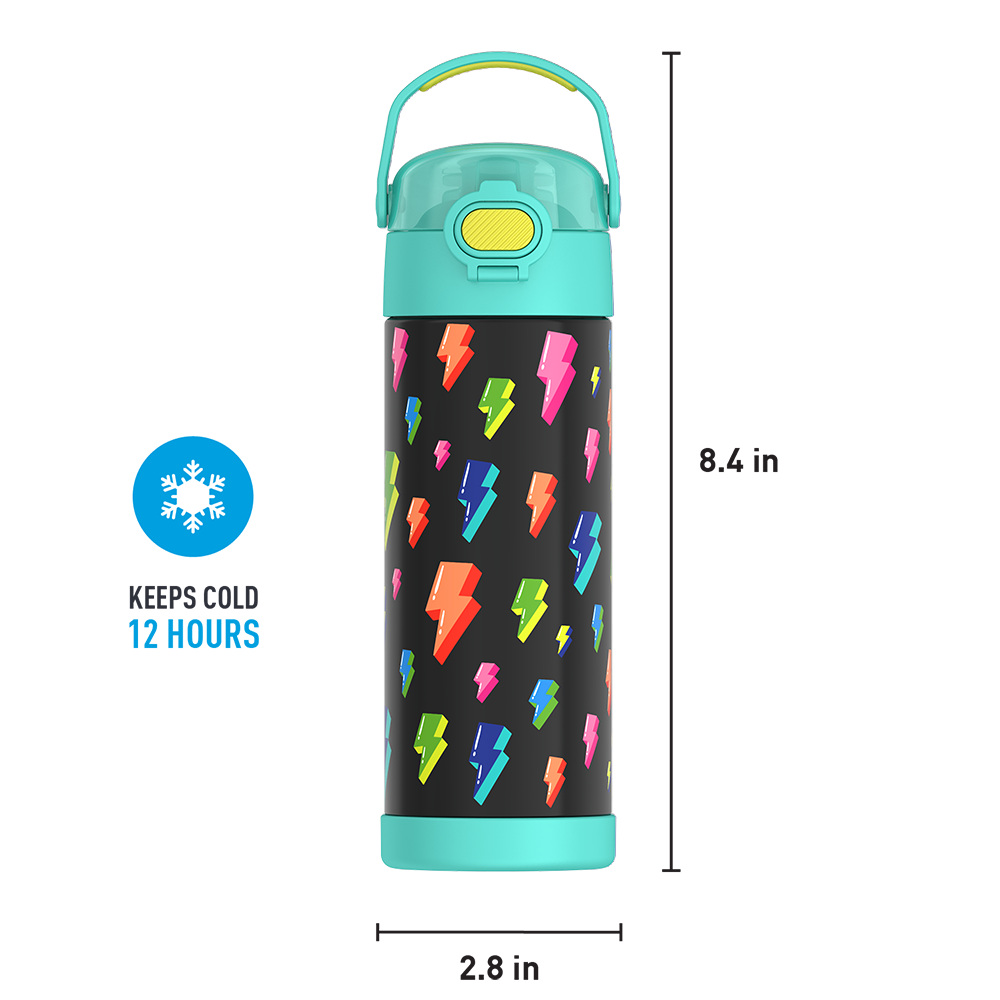 16oz FUNtainer® Water Bottle With Locking Lid