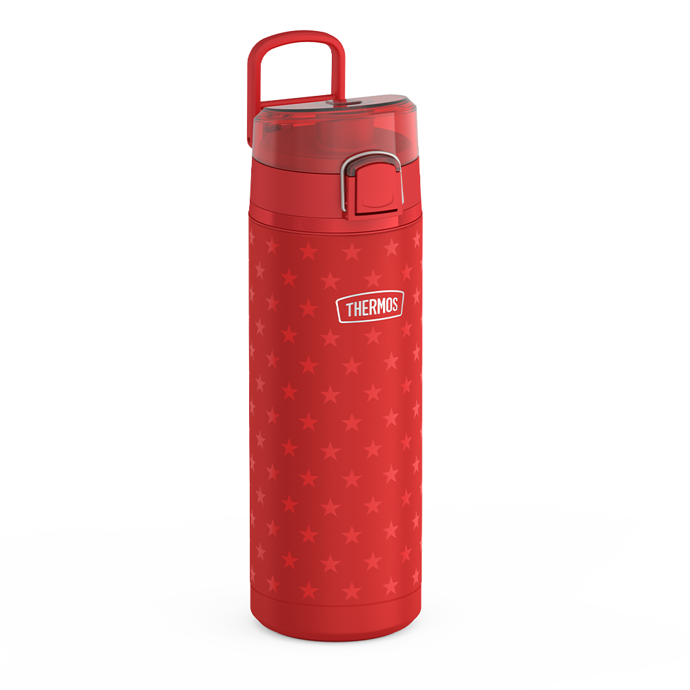 24oz ICON™ WATER BOTTLE WITH SPOUT - RED STARS