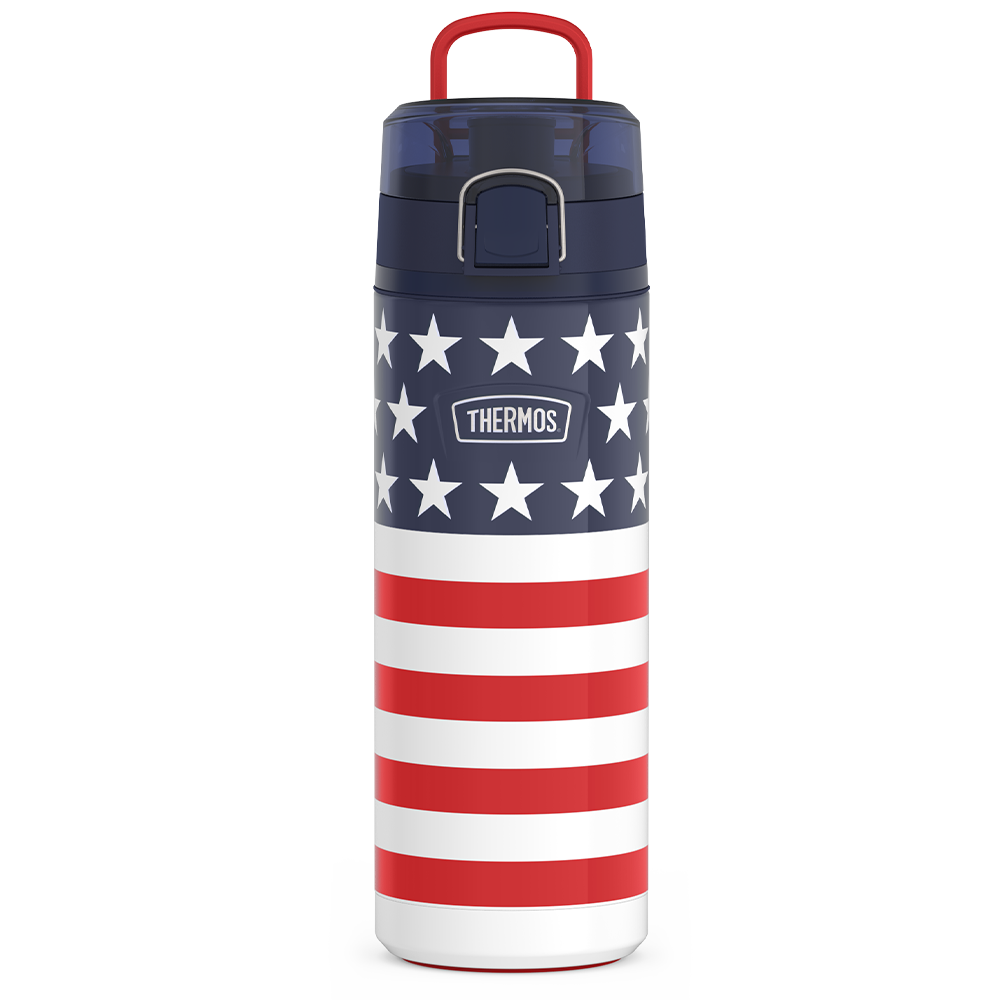 24oz ICON™ WATER BOTTLE WITH SPOUT - AMERICAN FLAG