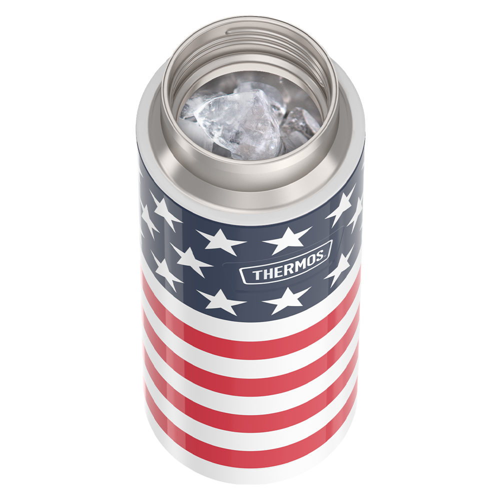 24oz ICON™ WATER BOTTLE WITH SPOUT - AMERICAN FLAG