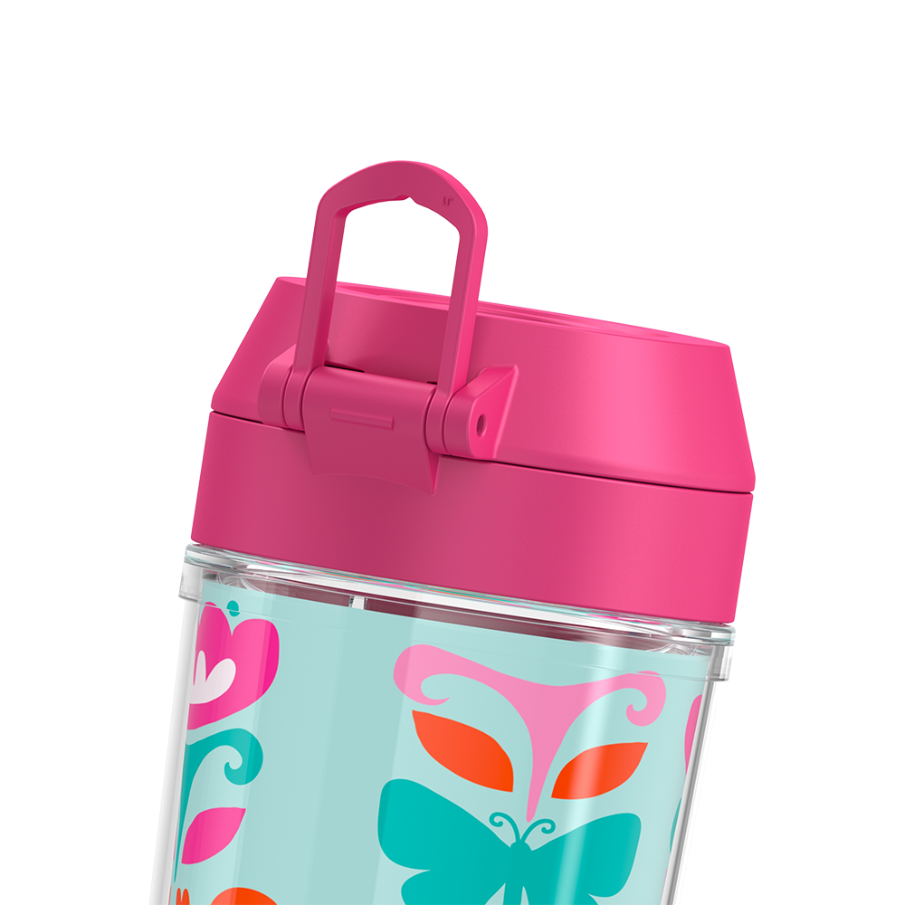 18oz Double Wall Water Bottle Squirrel Rows