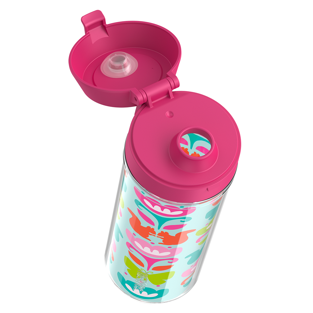 18oz Double Wall Water Bottle Squirrel Rows